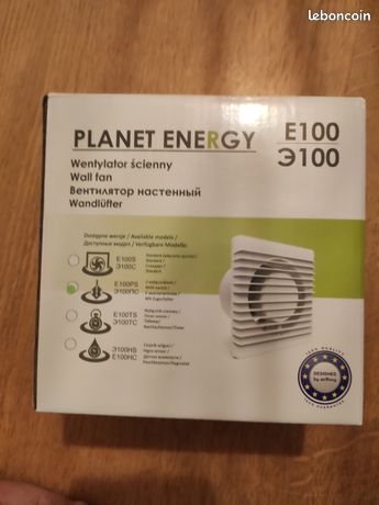 Extracteur air avec prise et interrupteur