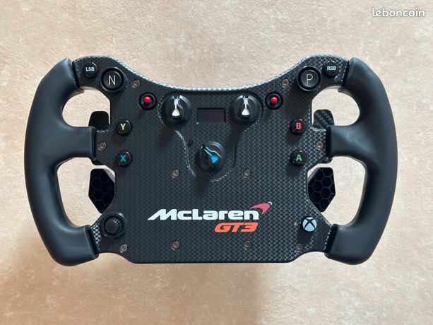 Fanatec McLaren GT3 V2 + QR2 + palettes SimakerZ