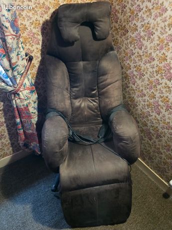 Fauteuil coquille essentiel marron