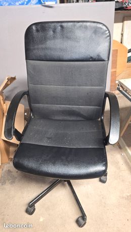 Fauteuil de bureau pivotant sur roulettes