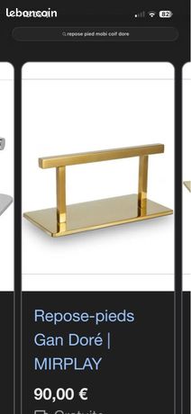 Fauteuil de coiffure + repose pied