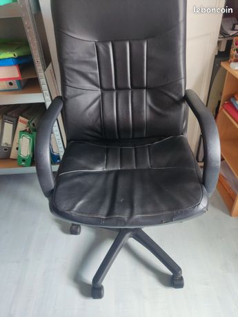 Fauteuil direction simili cuir