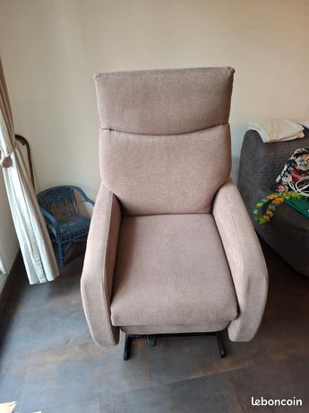 Fauteuil releveur marron