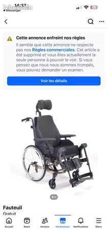 Fauteuil roulant confort