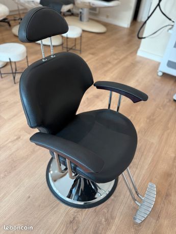Fauteuil barber noir