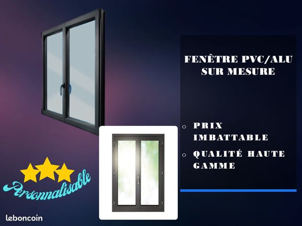 Fenêtre PVC anthracite