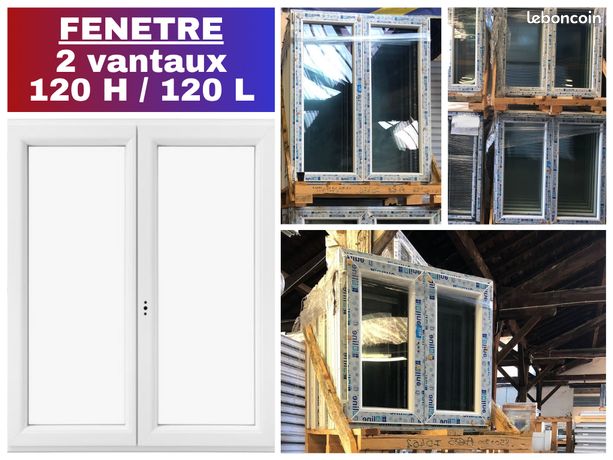 Fenêtre PVC blanc double vitrage sécurisée