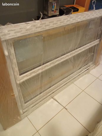 Fenêtre PVC blanc oscillo-battante 2 vantaux + volet roulant h.175 x l.100 cm - GoodHome