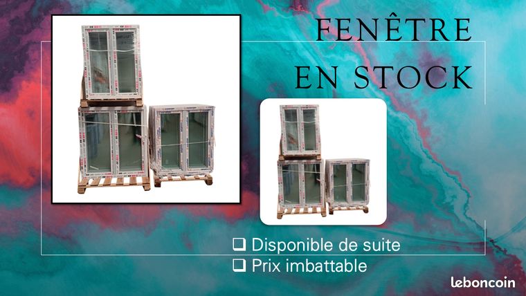 Fenêtre PVC blanche robuste 70 mm