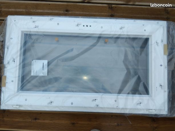Fenetre abattant pvc blanc