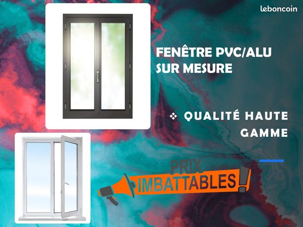 Fenêtres alu & PVC double vitrage