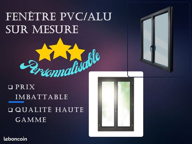 Fenêtres PVC à galandage personnalisées