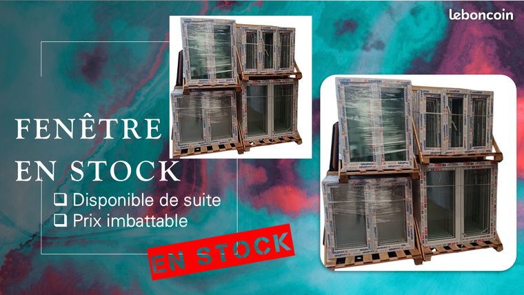Fenêtres stock vitrée - devis offert