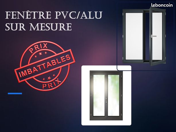 Fenêtres Uw thermiques alu & PVC