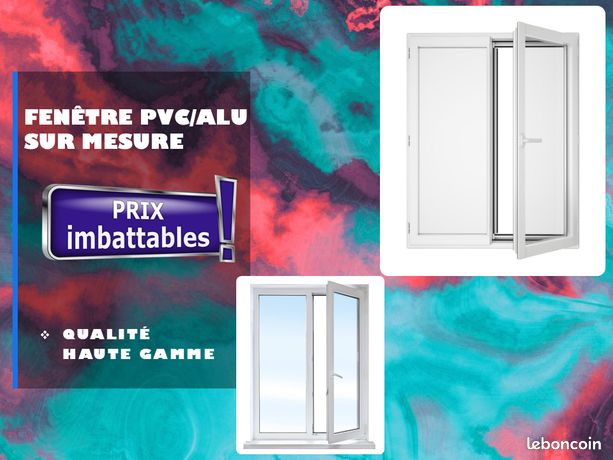 Fenêtres alu / PVC Uw isolantes