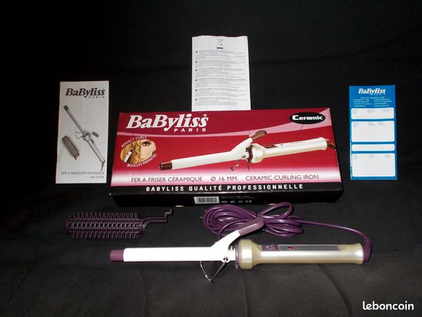 Fer à Boucler BABYLISS PARIS Céramic Curling Iron Professionnel