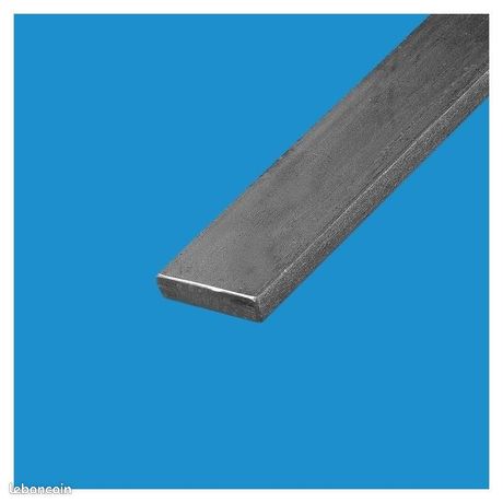 Fer plat acier larg 30mm - ep20 mm Long 4 m - 2 pièces