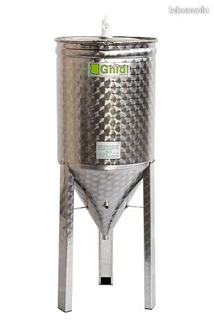 FERMENTEURS INOX cylindro coniques GHIDI 300l