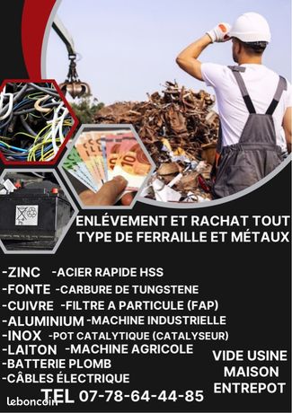 Ferraille et métaux