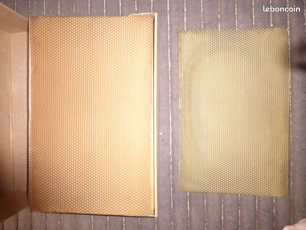 Feuilles de cire gaufrées