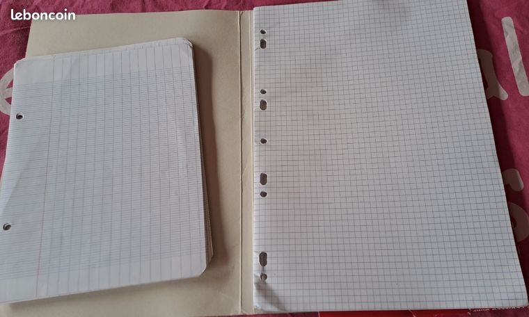 Feuilles de classeur