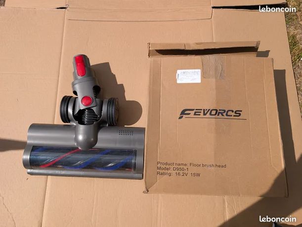 Fevorcs Brosse Compatible avec Dyson Aspirateur V7 V8 V10 V11 V15,Tête de Balai de Nettoyage pour Sols Durs et Parquets possible