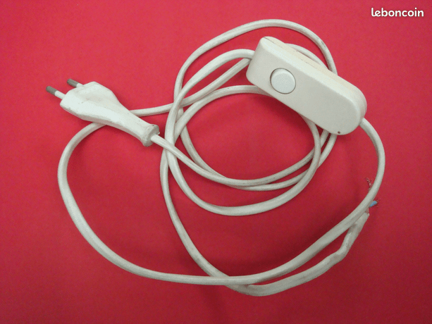 Fiche cordon alimentation + interrupteur