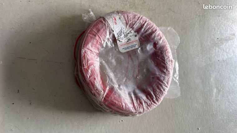 Fil électrique 15 rouge Rigide