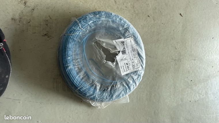 Fil électrique 25 bleu