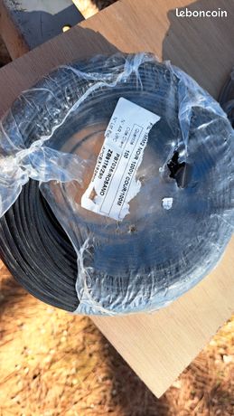 Fil souple noir 1 mm2 H05V2-K