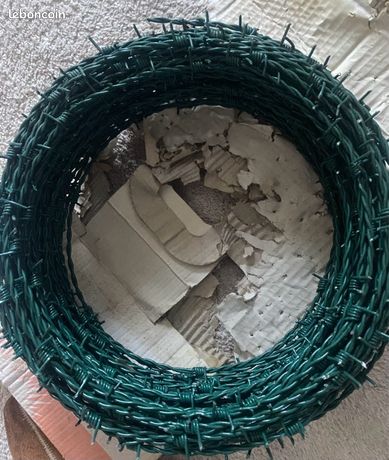 Fil barbelé vert