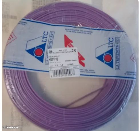 FIL ÉLECTRIQUE 1,5mm 100m
