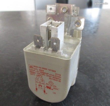 Filtre anti parasite lave linge