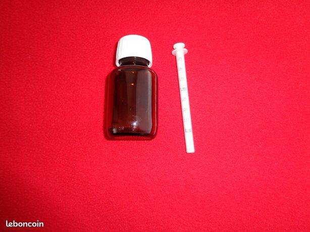 Flacon vide + pipette compte-gouttes 60 ml