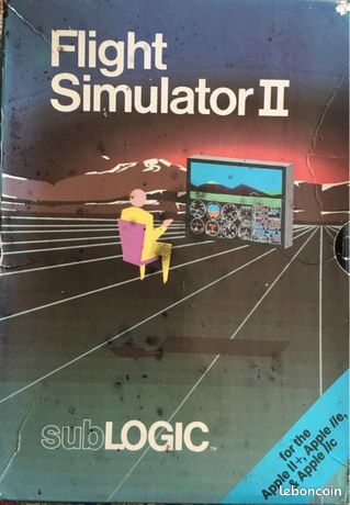 Flight simulator Apple II