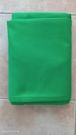 Fond photo vert Chromakey 3x6 mettre lavable