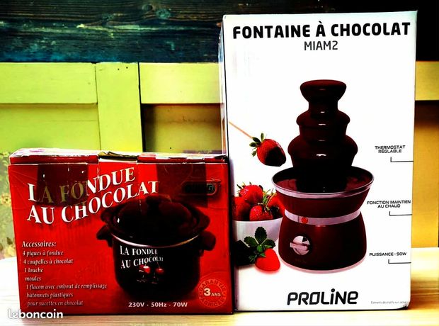Fontaine à chocolat + fondue au chocolat