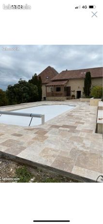 Format travertin extérieur France