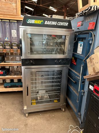 Four à pain avec étuve Subway sur roulettes BE