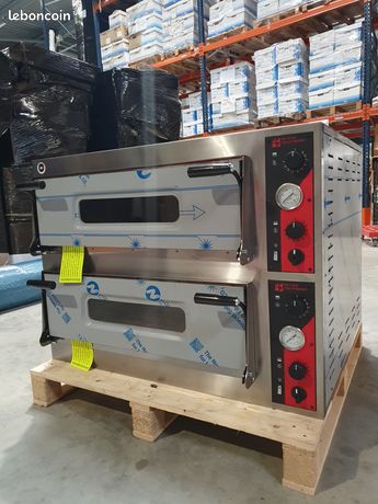 Four a pizza électrique 2 étages 4 pizzas