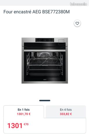 Four Encastrable Pyrolyse SÈRIE 7000 SteamCrisp