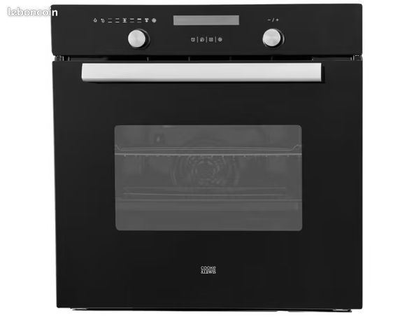 Four multifonction noir à chaleur tournante 3000 W - Cooke and Lewis