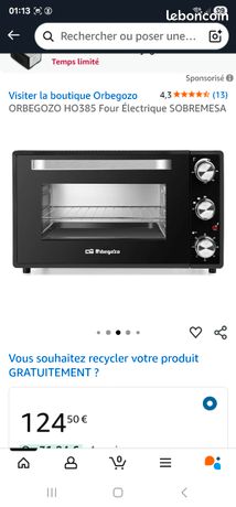 Four électrique posable
