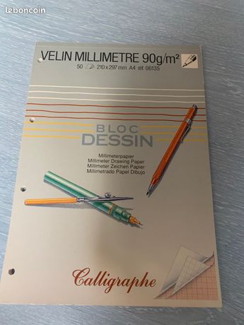 Fournitures scolaires - papier millimétré