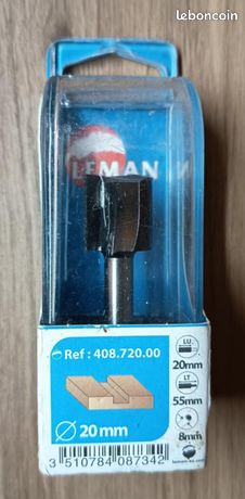 Fraise à rainer diamètre 20 mm Leman