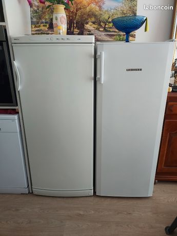 Frigidaire avec freezer + congélateur