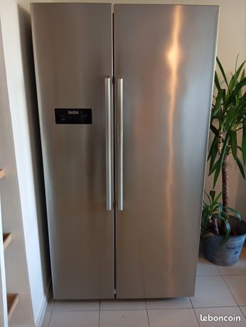 Frigo américain 2 portes 568l saba