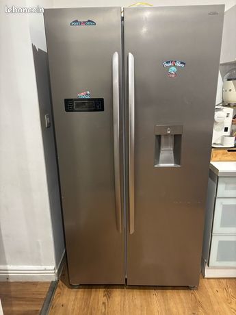 Frigo Américain Valberg Inox avec distributeur deau