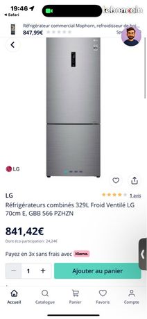 Frigo congélateur LG 329L