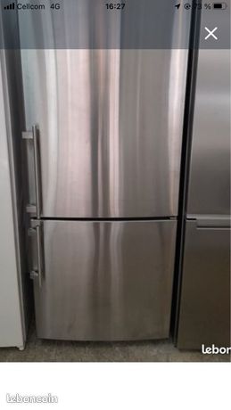 Frigo congélateur liehberr inox 190 70 60 excellent état livraison et installation assurée
